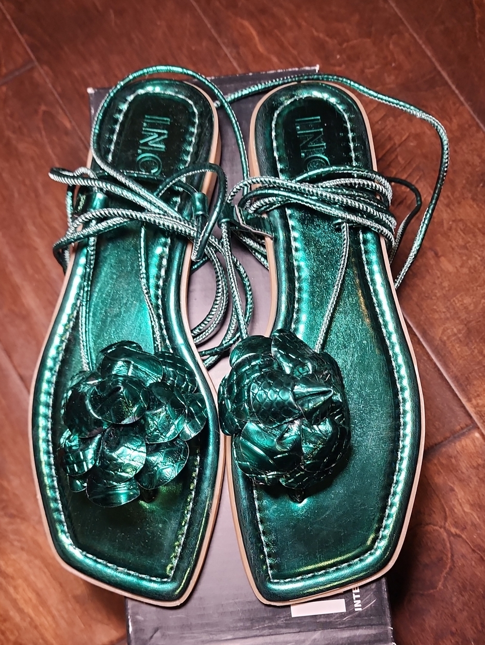New INC International Concepts Gilma Flat Sandals, Sz. 9